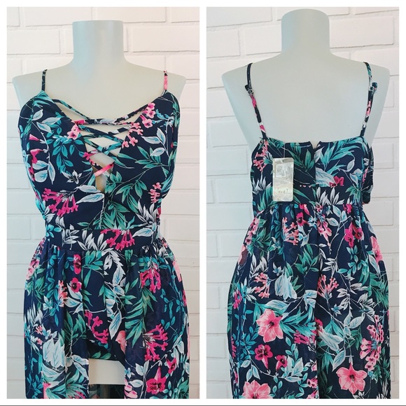 Love J Dresses & Skirts - Love.J • Floral Open Split Dress